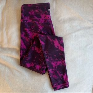 SALE ✨ LULULEMON tie dye wunder under leggings